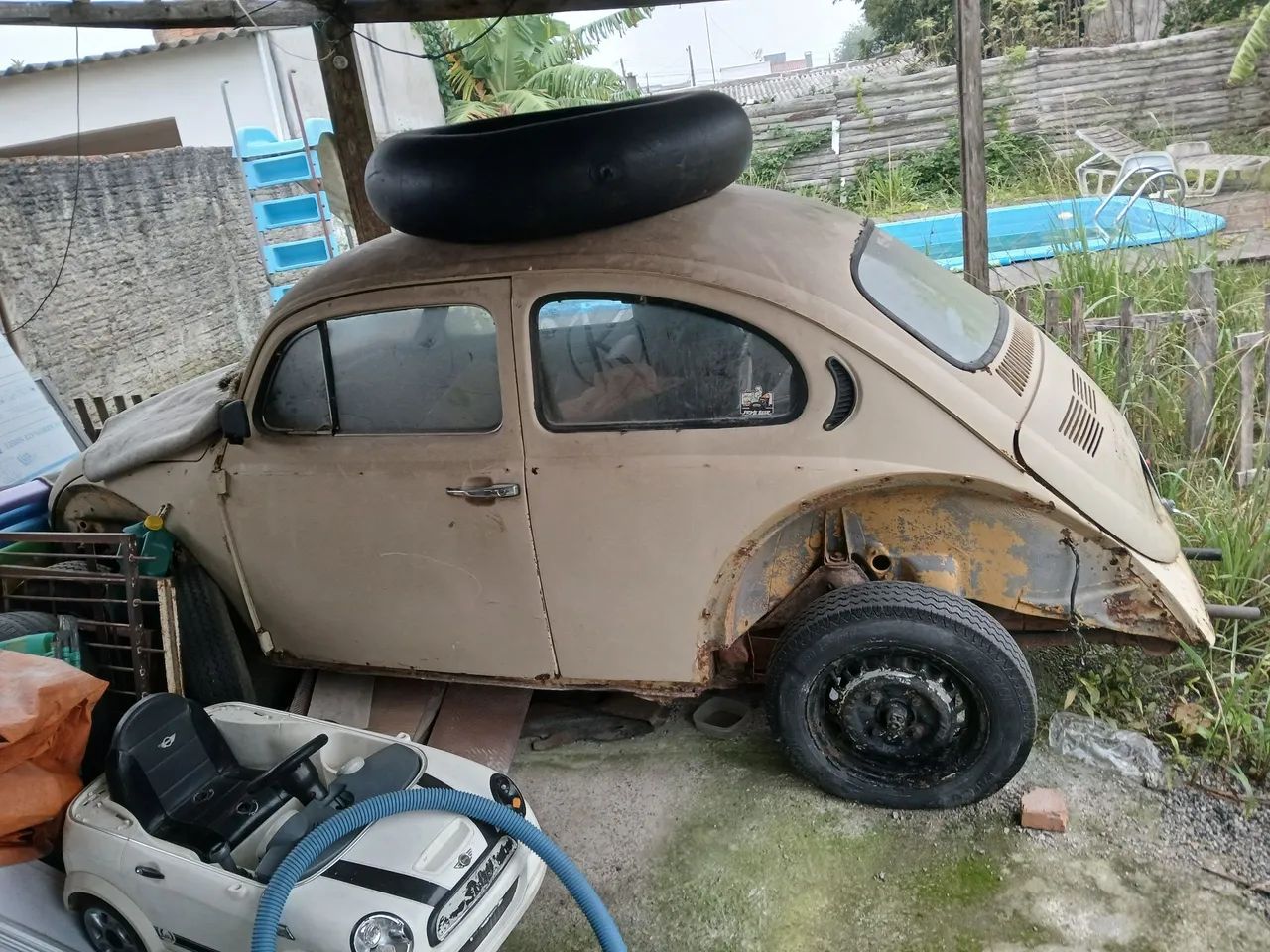 Fusca 79 em pecas