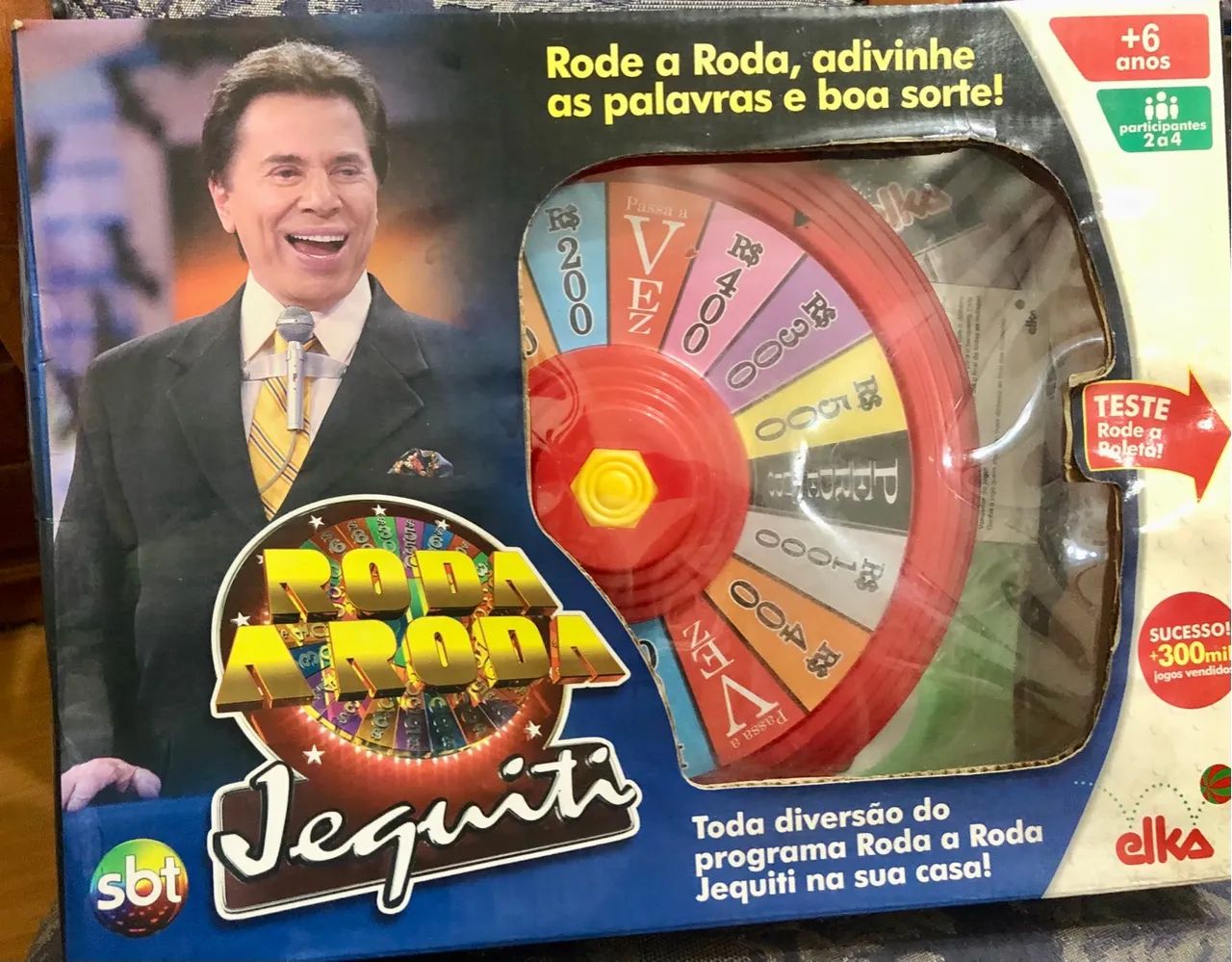Roda Roda Jequiti com Silvio Santos - item de colecionador 