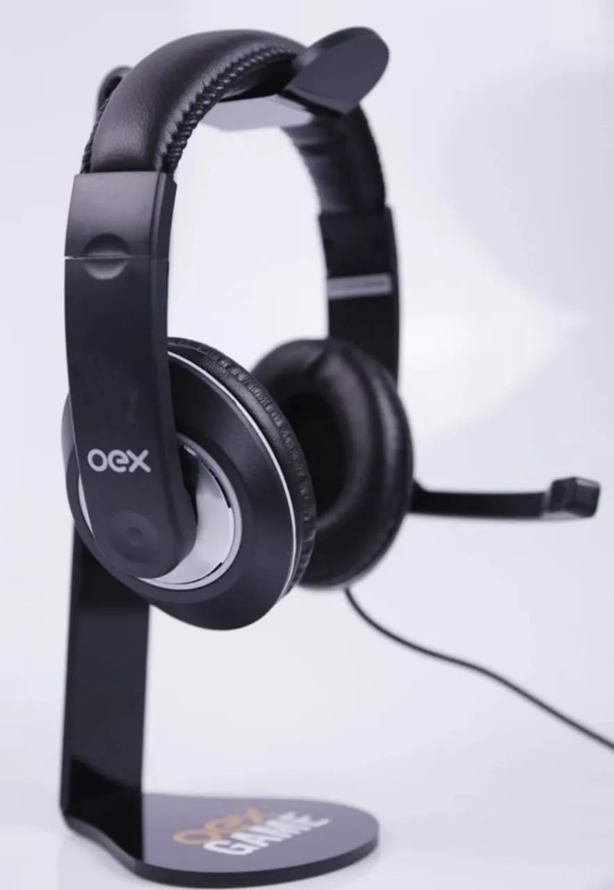 Headset Office Oex Prime HS201, USB, 2m, Controle de Áudio  - Foto 2