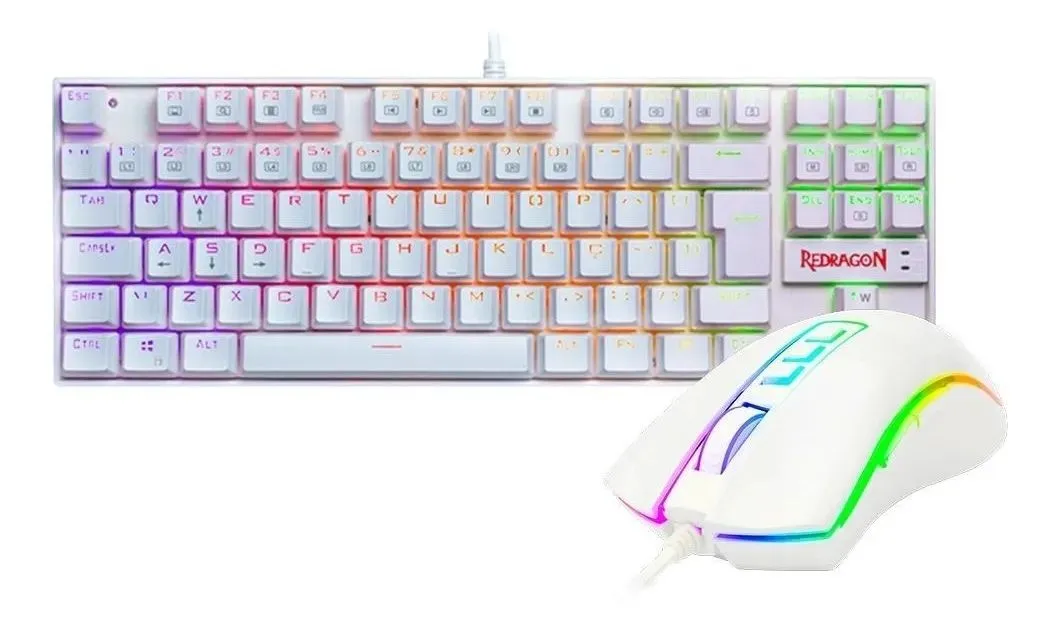 Teclado e Mouse Gamer (Red Dragon)