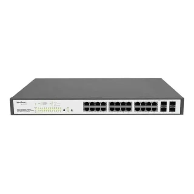 Switch intelbras sg 2404 24 Portas Gigabit Ethernet PoE