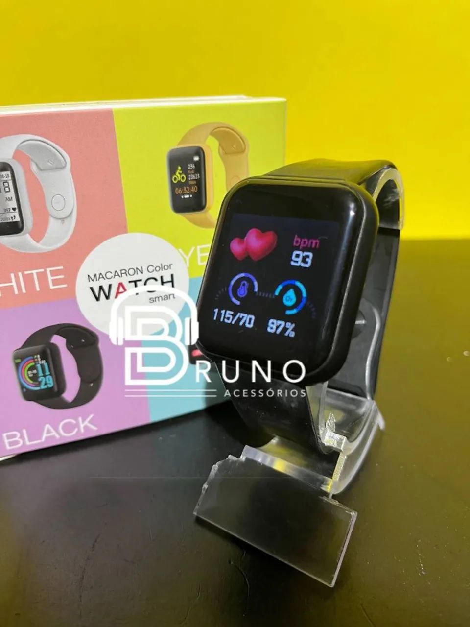 Smartwatch Macaron Color - Relógio Inteligente - Foto 3