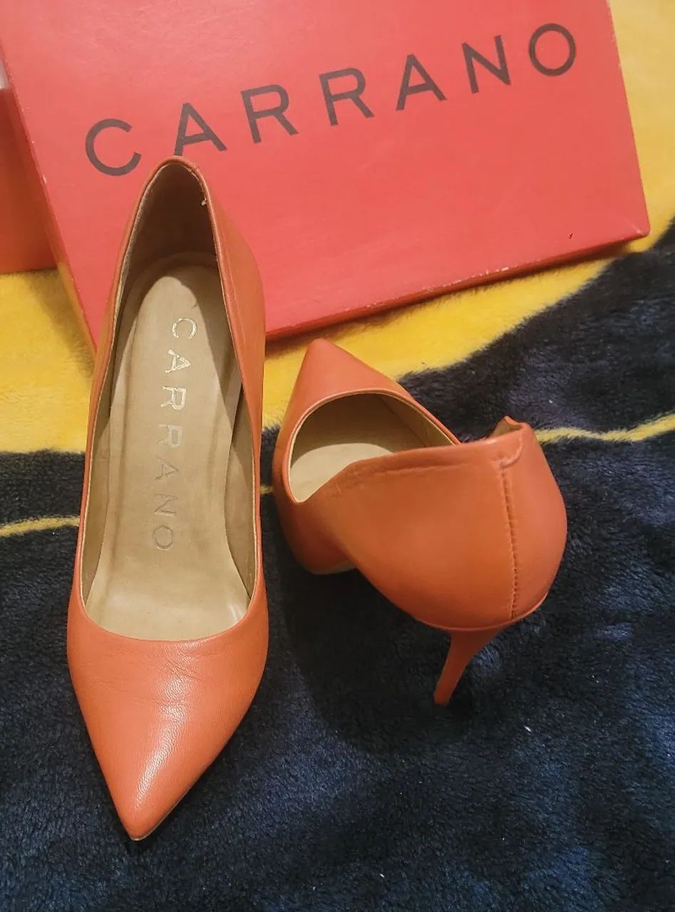scarpin carrano de couro, tam 36 - Foto 6