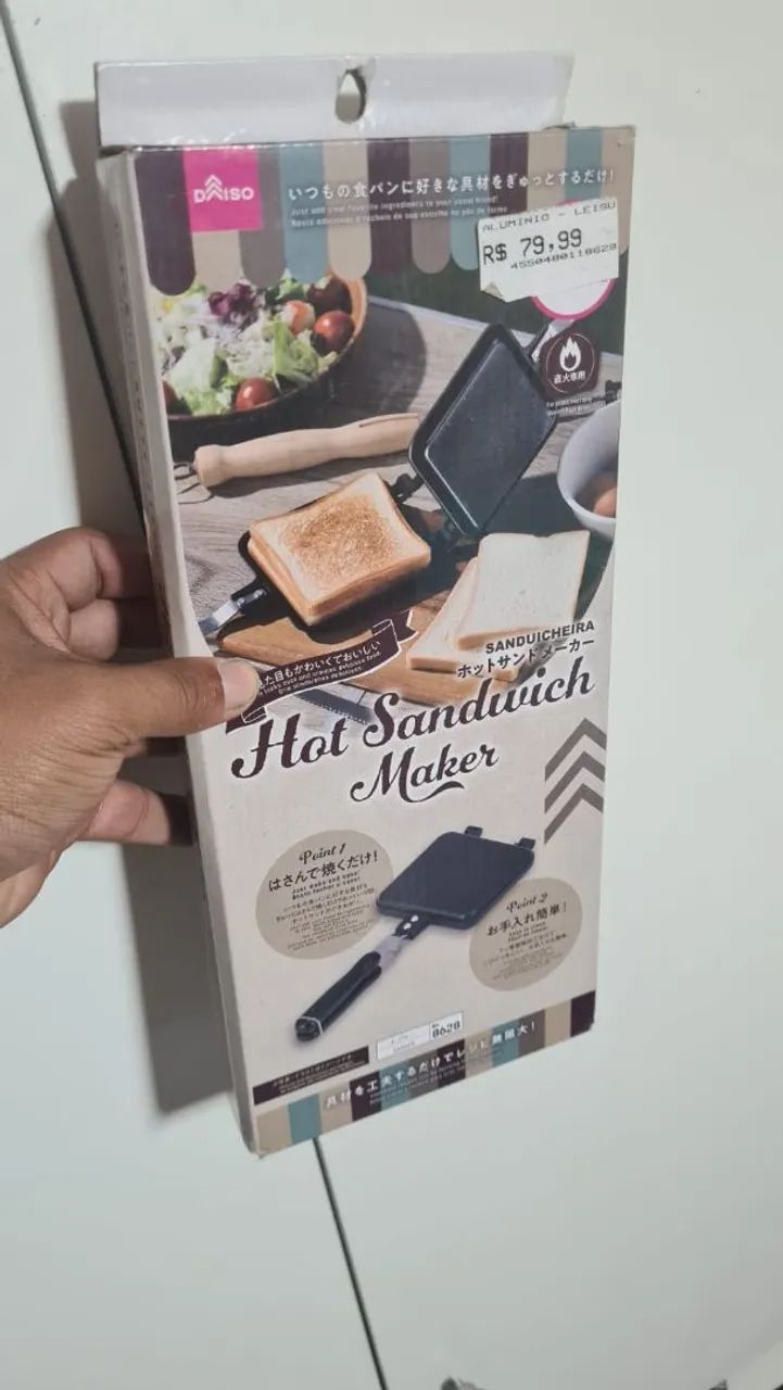 Sanduicheira Hot Sandwich Maker Daiso