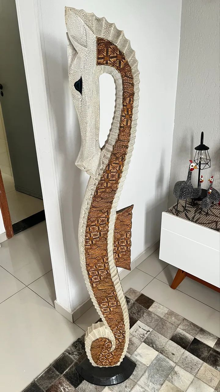 Escultura cavalo marinho - Foto 6