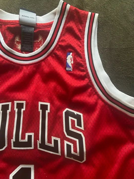 Camisa Chicago Bulls derrick Rose Adidas - Tamanho M - Foto 5
