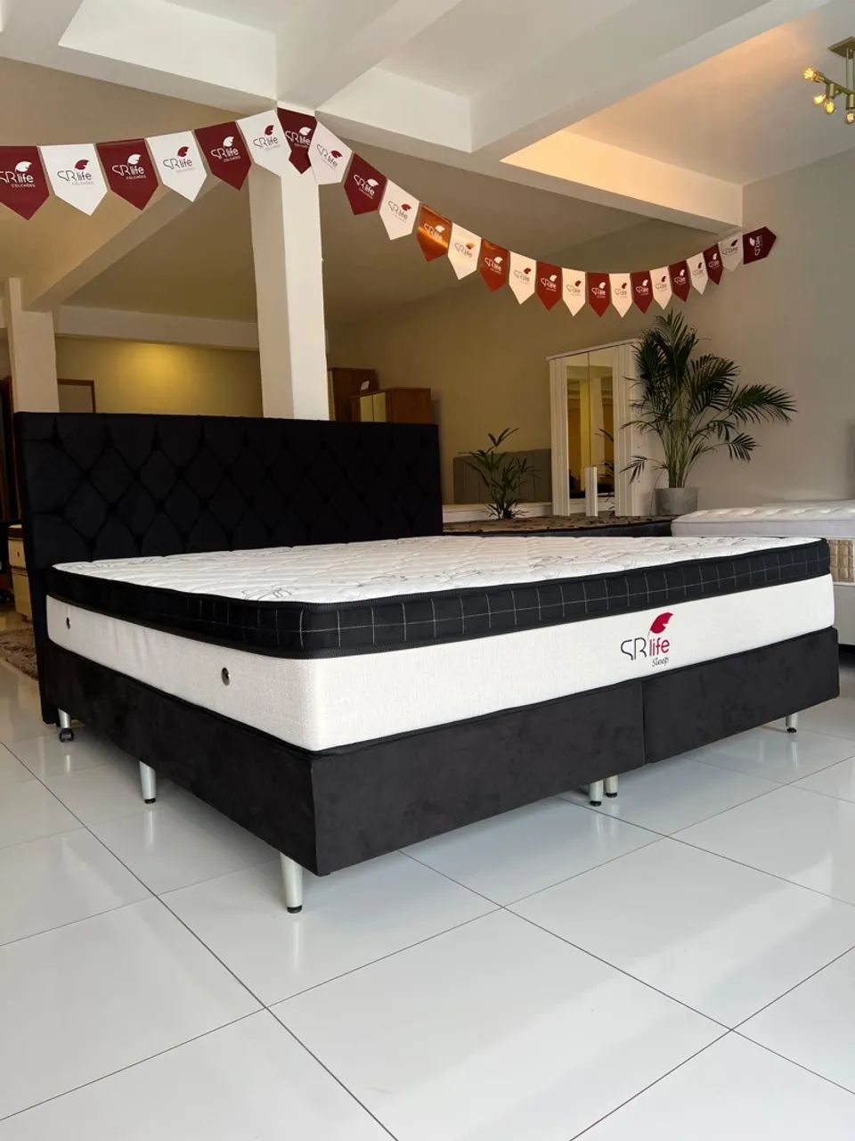 Cama box King Completa - ENTREGAMOS  - Foto 4
