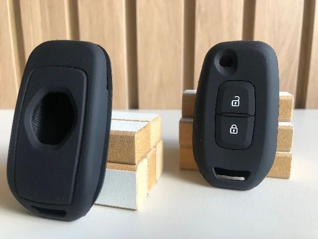 Capa de Chave em Silicone Premium Renault Sandero Logan Duster 2 Botões - Foto 2