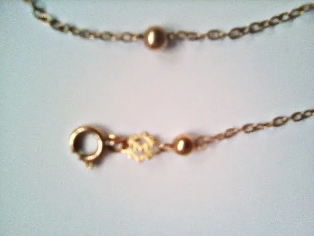 Colar banhado a ouro da marca Micheline - Foto 2