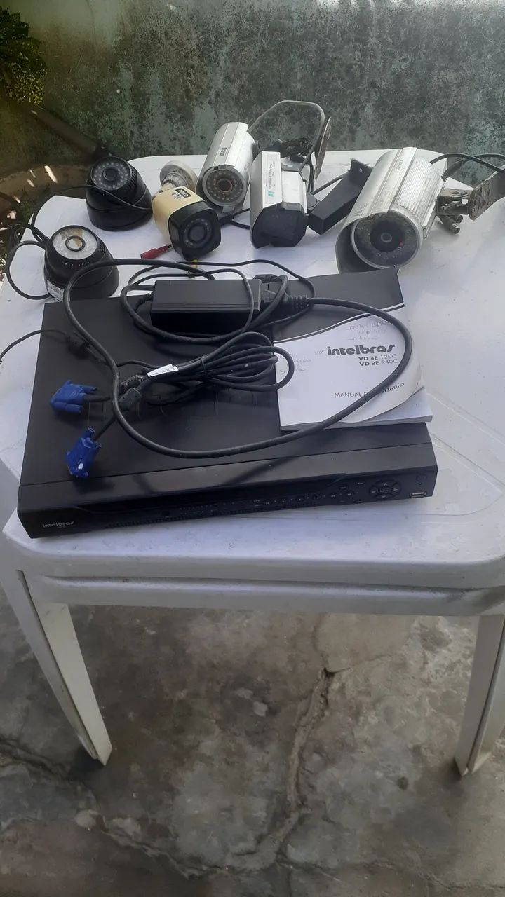 Kit de Segurança DVR intelbras e 06 Câmeras