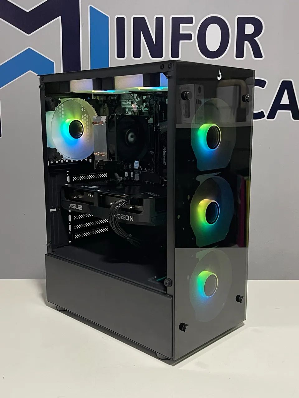 PC Gamer Ryzen 5 4600G / RX6600 8GB - Foto 3