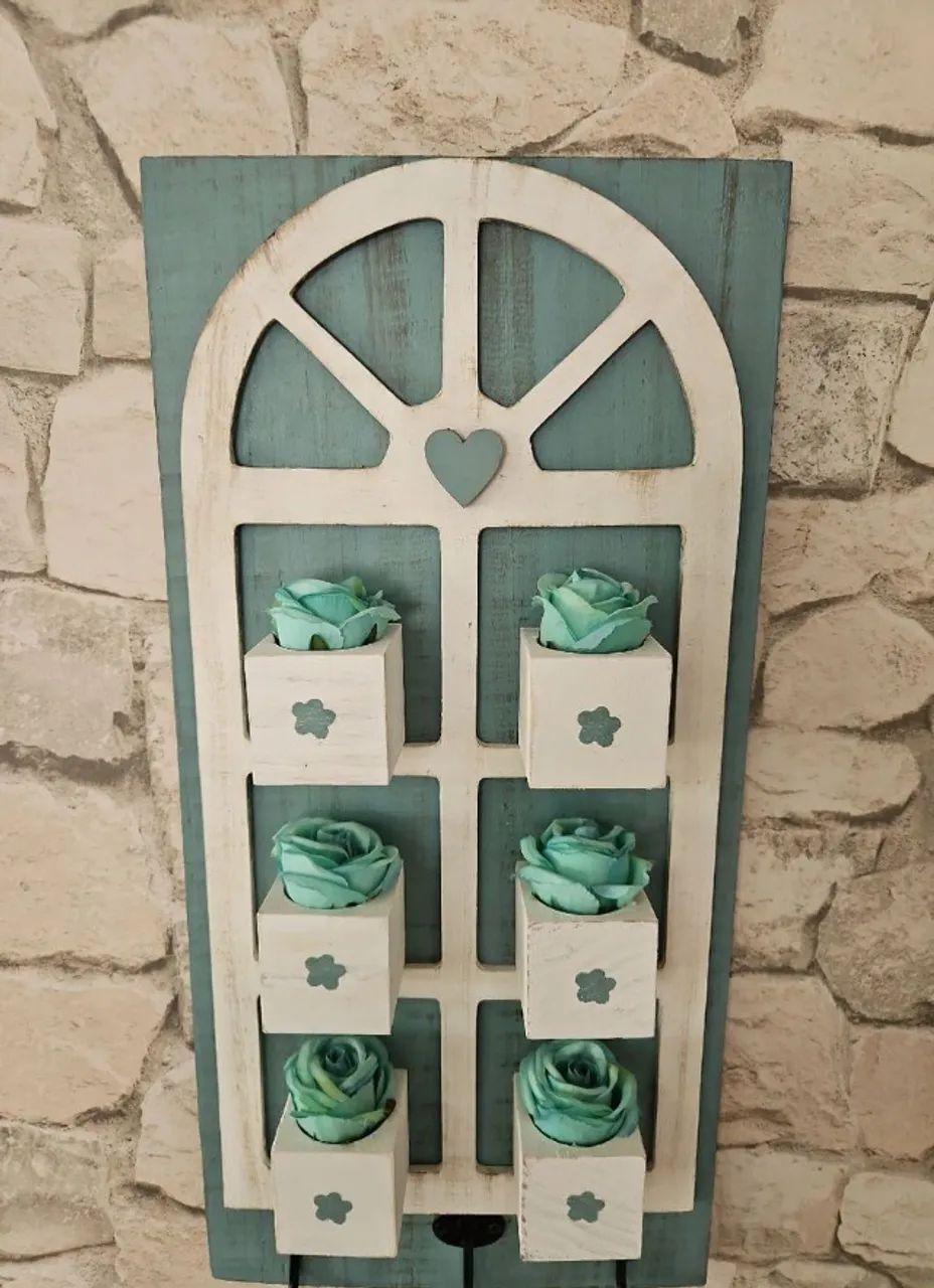 Placa decorativa com ganchos - Foto 5