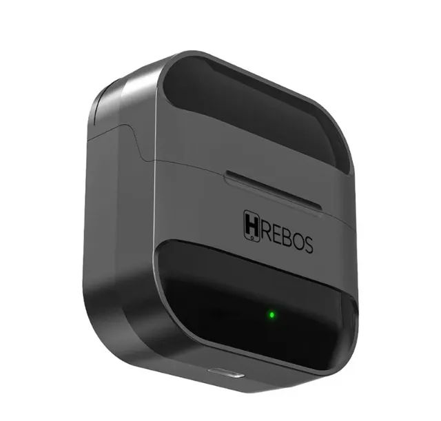 Microfone de Lapela Hrebos Clip Voice One Lightning - Preto - Foto 4