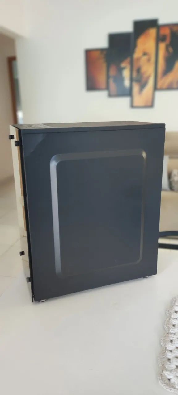 Vendo gabinete seminovo junto com 2 cooler RGB da rise  - Foto 4