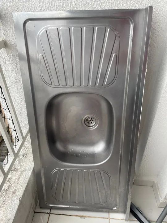 Cuba de cozinha em aço inox