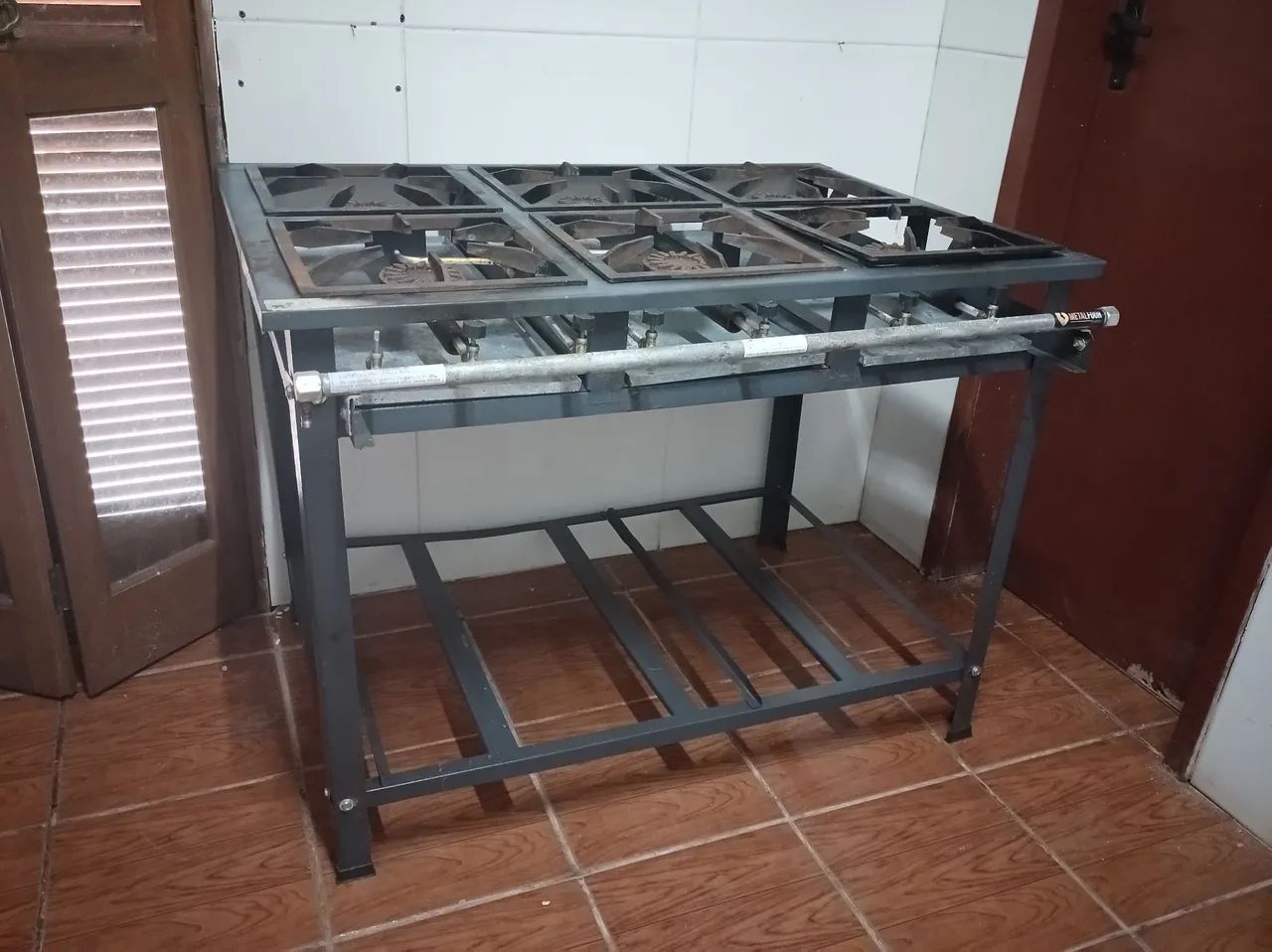 Fogão 6 bocas industrial 