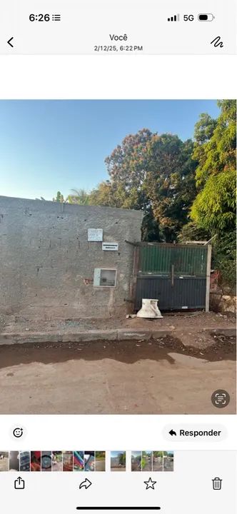 Vendo meio lote, proximo a Padaria do Esteves, com 5 de frente e 25 de comprimento - Foto 3