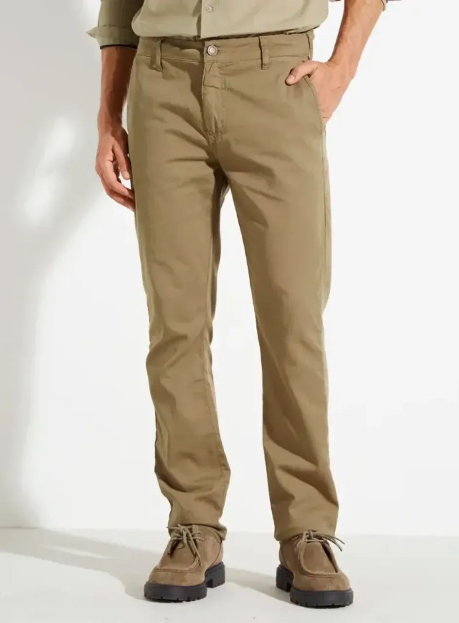 Calça masculina Sarja FORUM - NOVA! - Foto 2