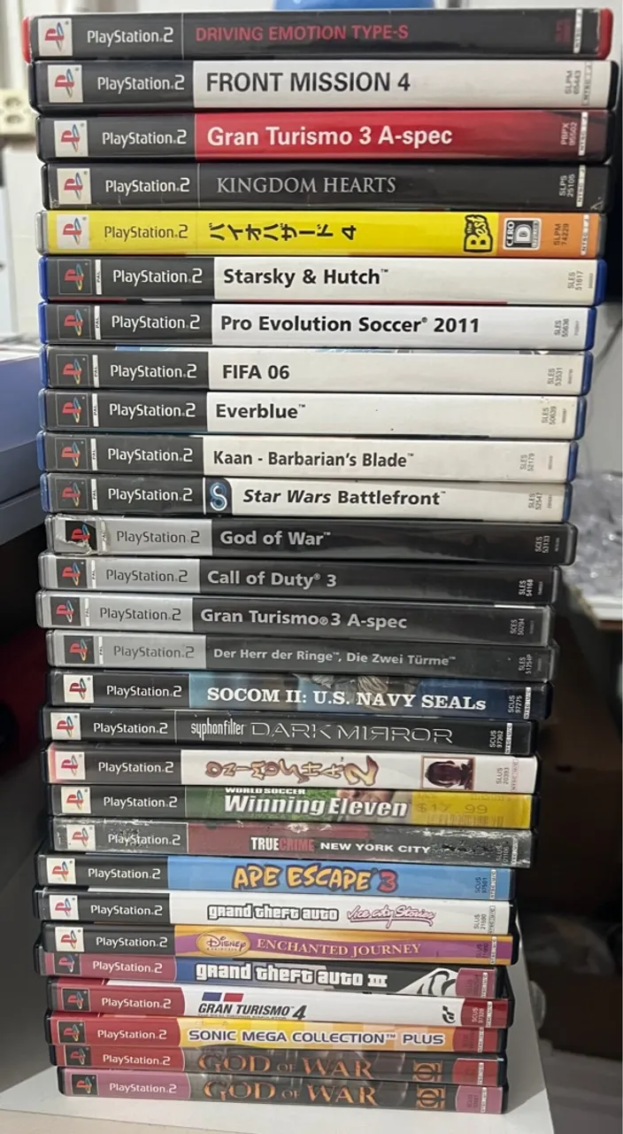 Novidades jogos de ps2. Faço envio OLX pay!
