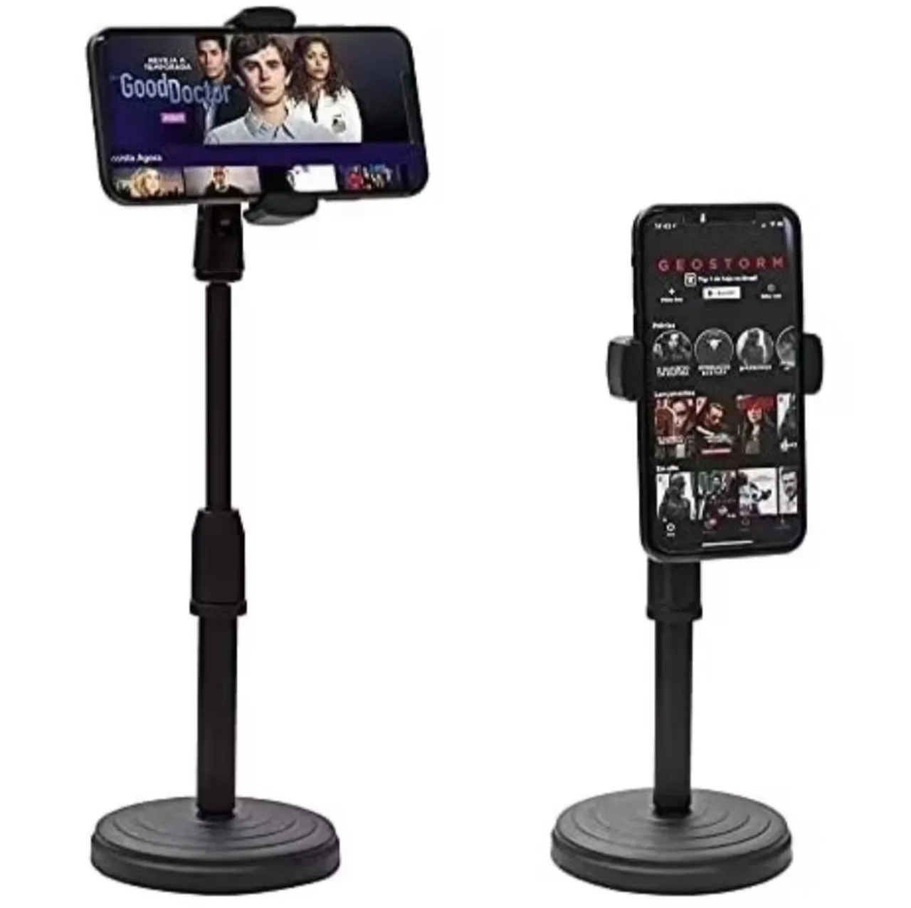 Suporte de Celular Ajustável para Mesa e Chão