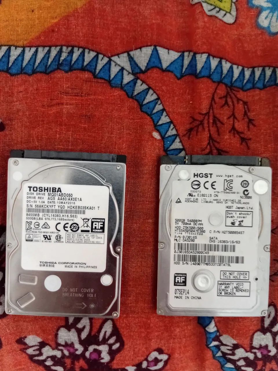 Hds novinhos Toshiba