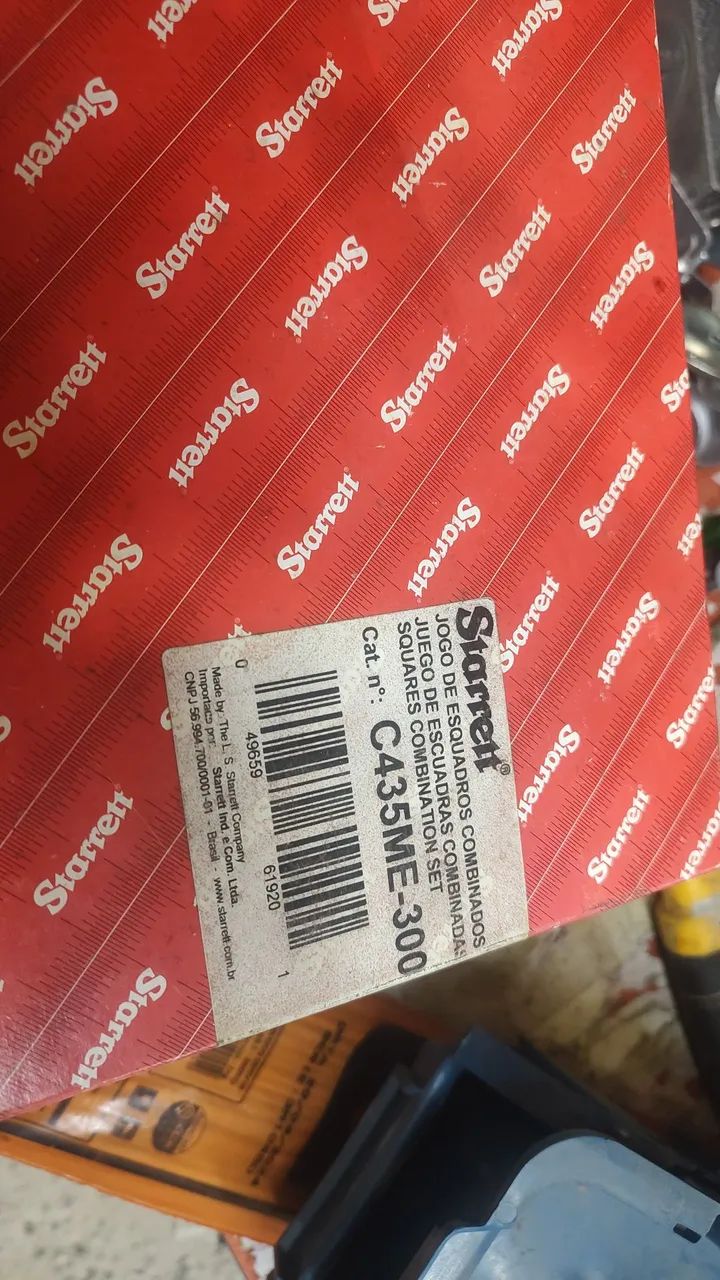 Conjunto Combinado Starrett Com Cabeça E Lâmina De Y 12 - Foto 3