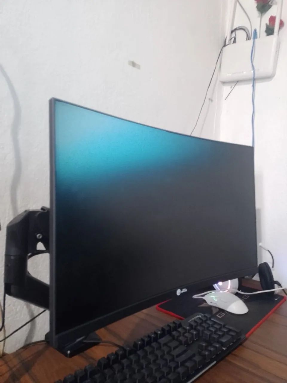 Monitor Gamer Ninja sharingan 180hz 23.6 pol curvo full hd 1ms freesync hdmi/dp - Foto 2