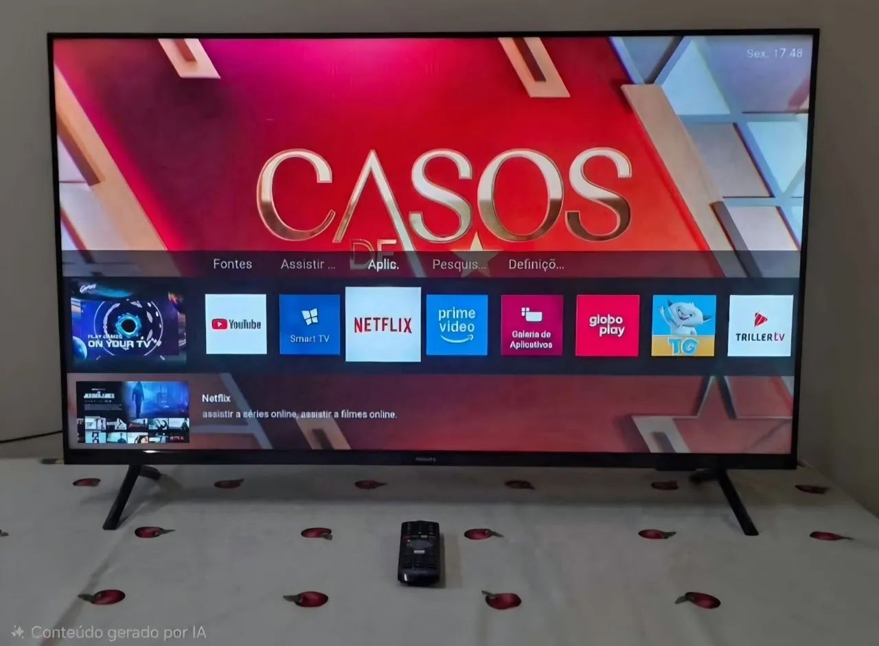 TV PHILIPS LED ULTRA HD 4K SMART WI-FI 50 POLEGADAS TVs Campos