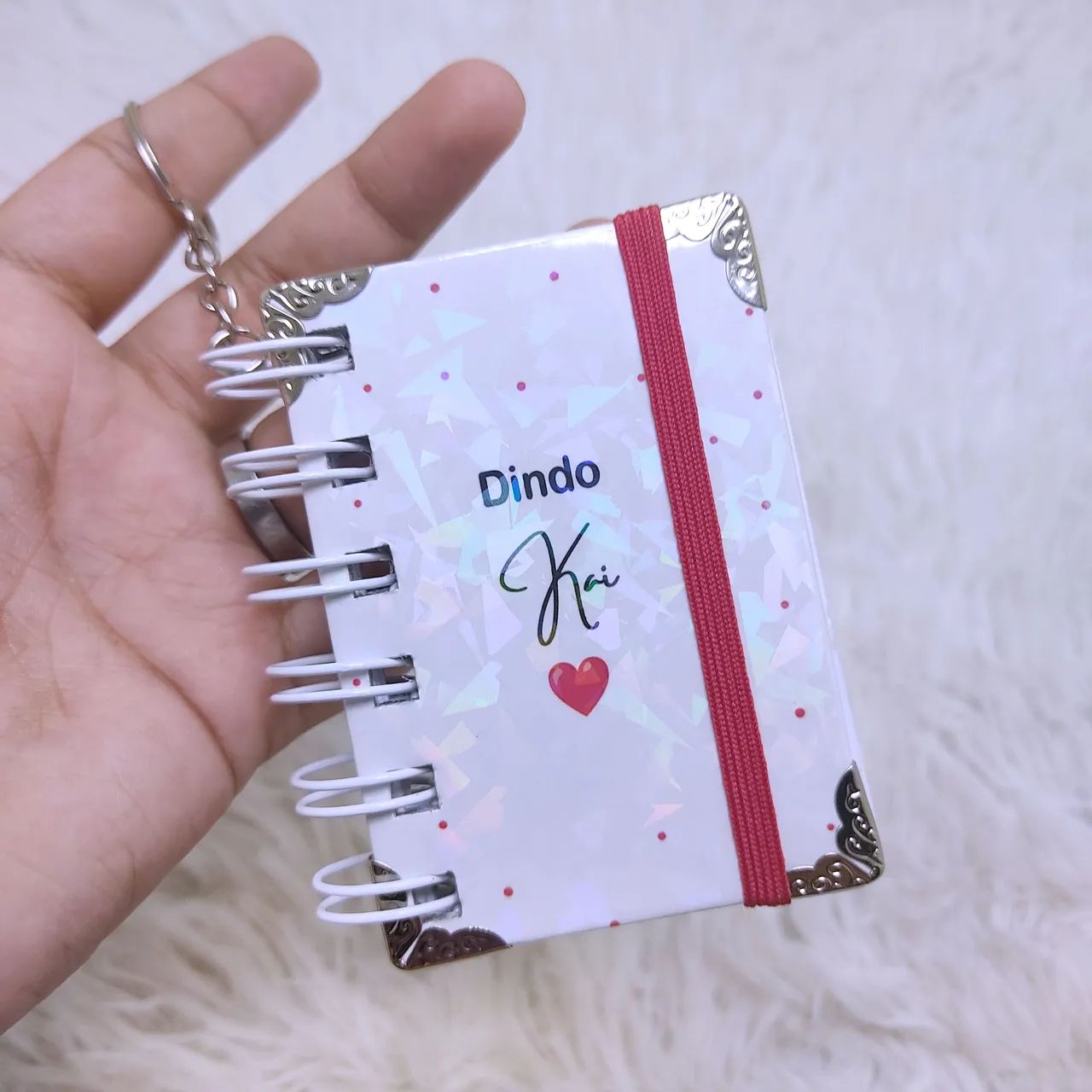 Mini Chaveiro Agenda Personalizado - Foto 4