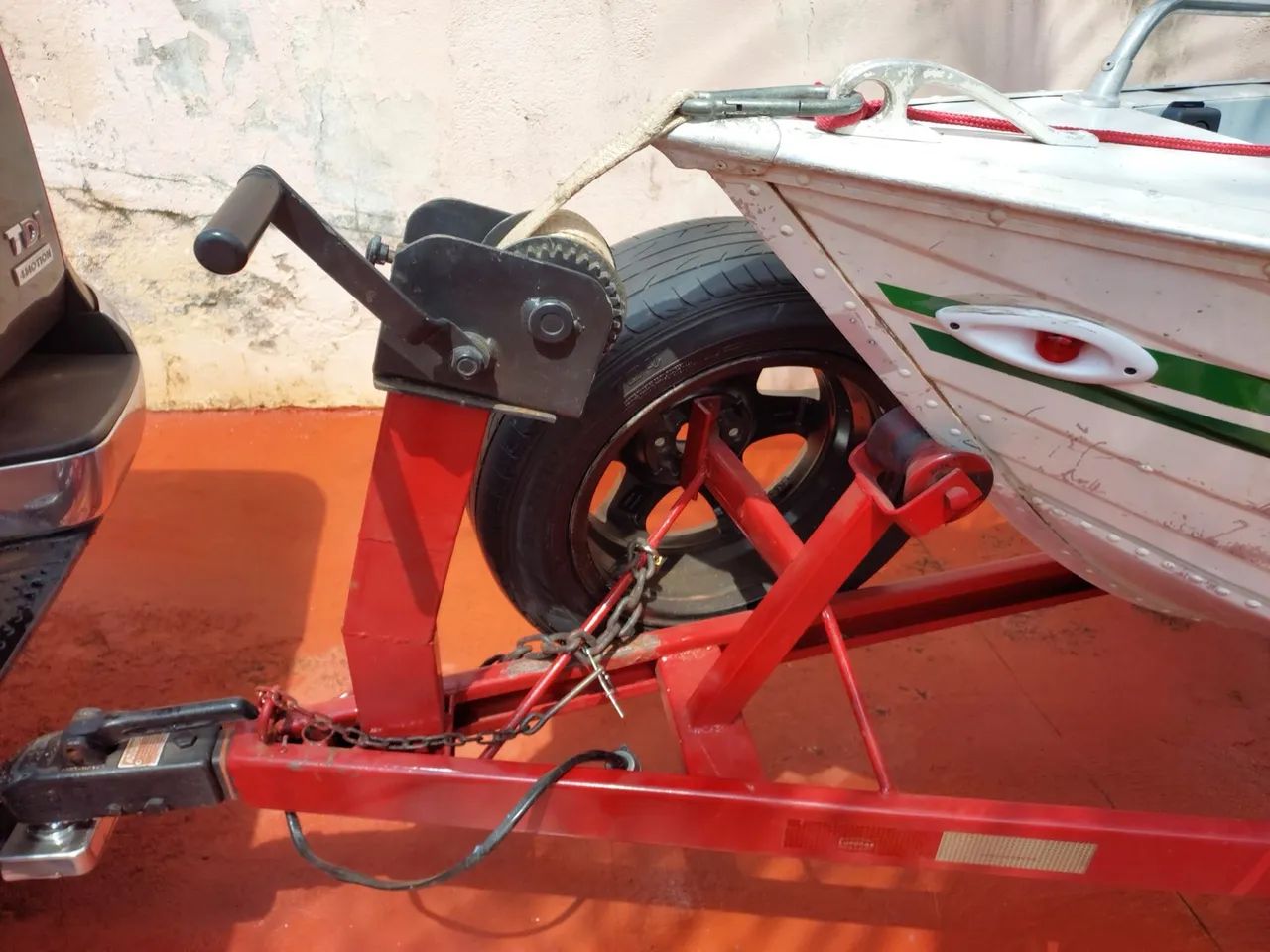Lancha Alumínio Motor 40 Yamaha completa - Foto 9
