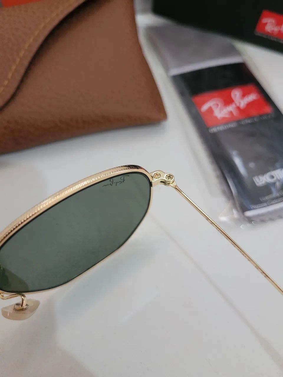 Ray ban hexagonal rb3548 clássico oculos de sol feminino masculino  - Foto 4