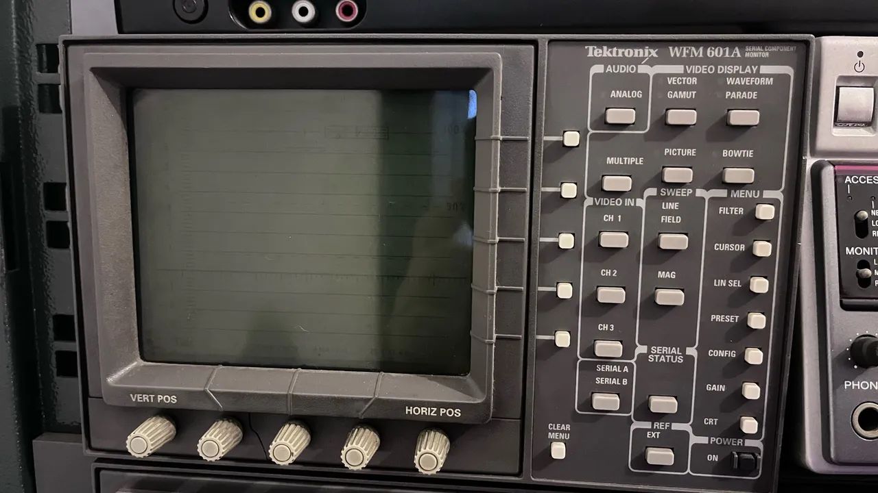 Monitor de Forma de Onda Tektronix WFM 601A