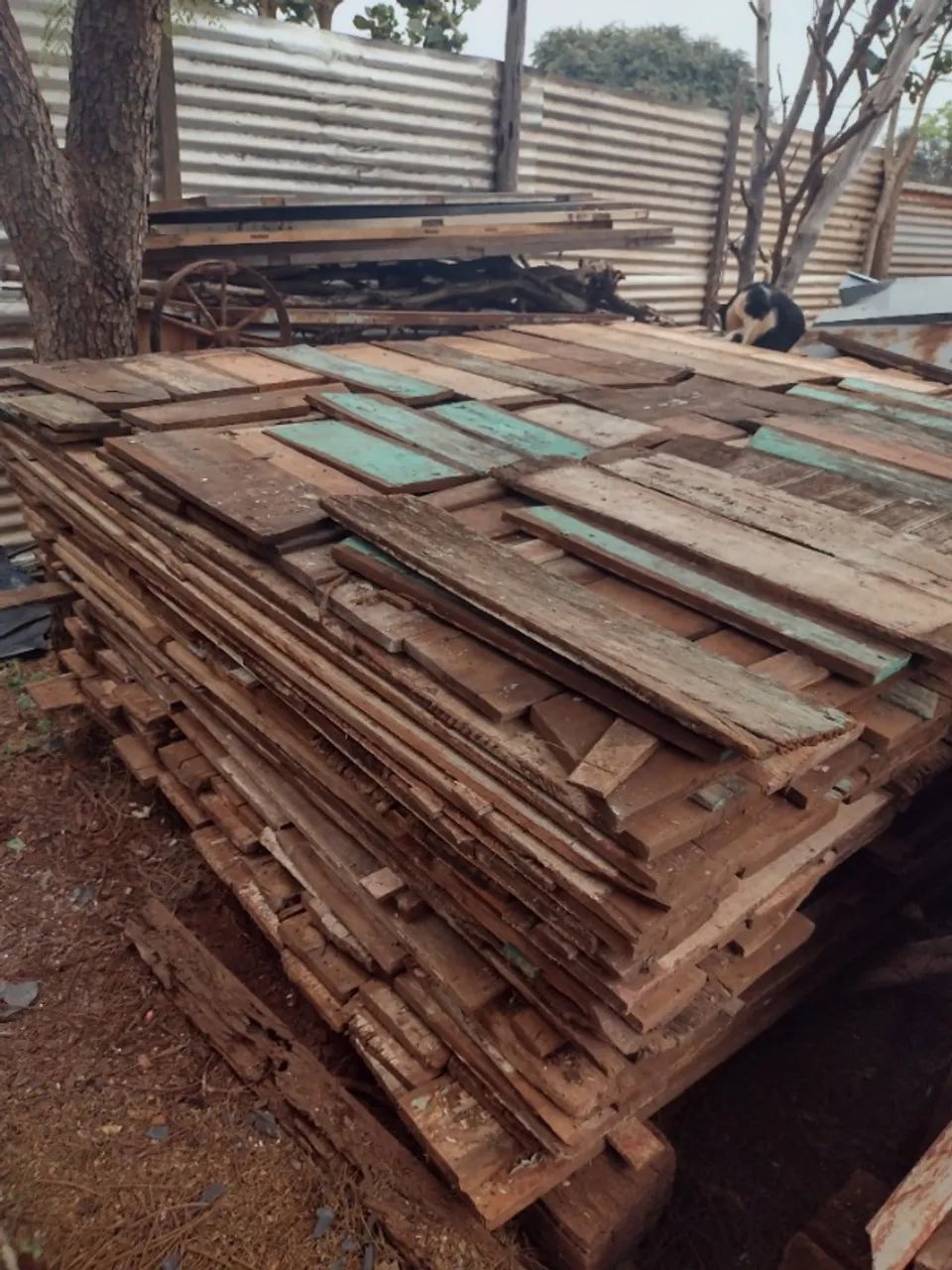 Madeiras de demolição Tábuas, caibros e vigas Fundação e