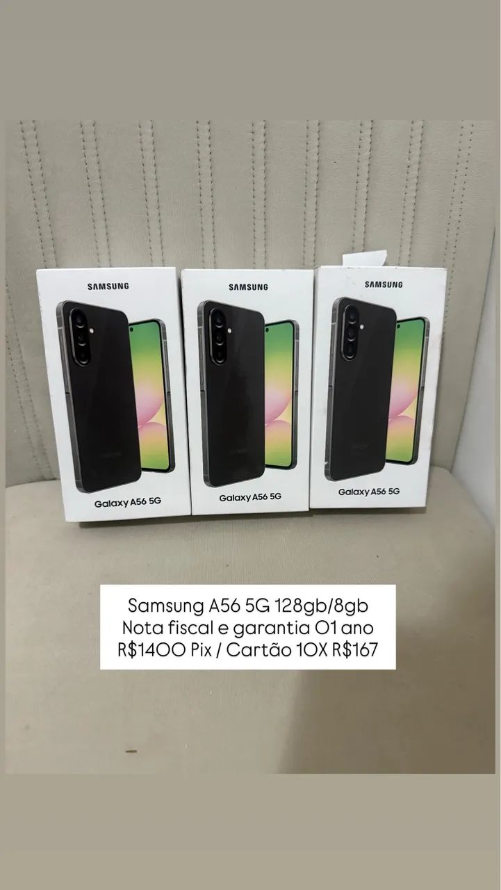 Samsung A56 5G 128gb/8gb NF garantia 1 ano 