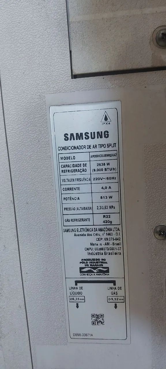 Ar condicionado SAMSUNG (sem gás) - Foto 4