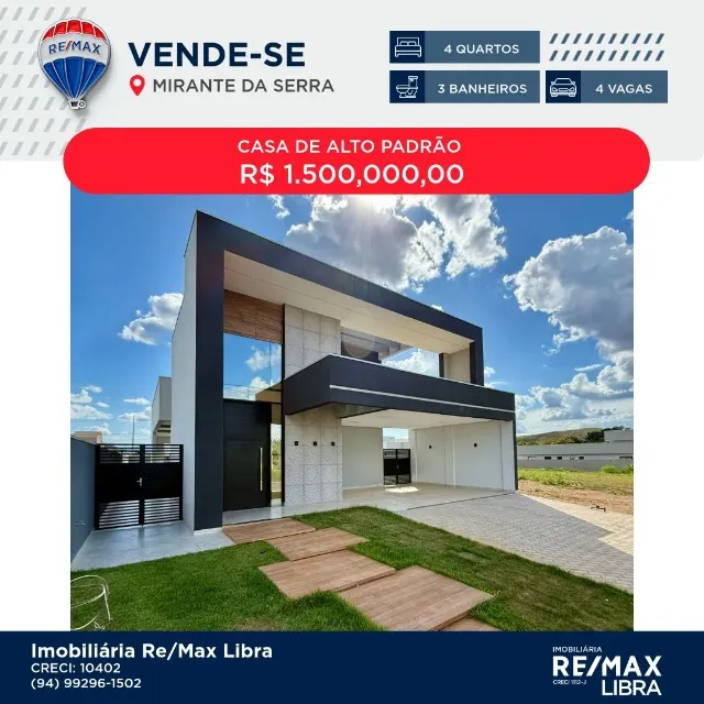 IMOBILIÁRIA RE/MAX LIBRA VENDE CASA 