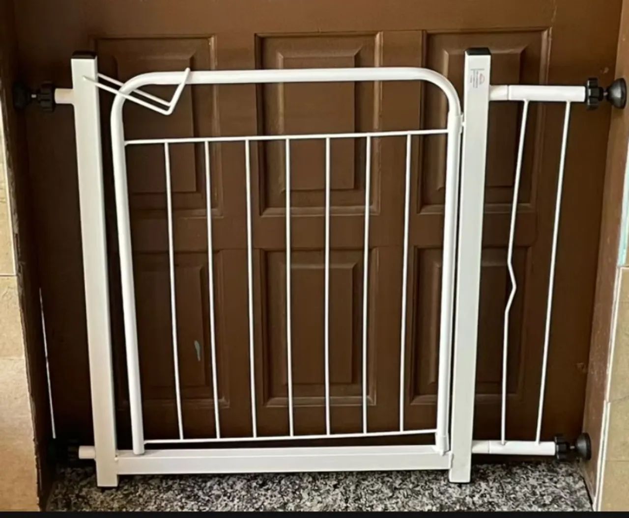 Portão de segurança com extensor 10cm