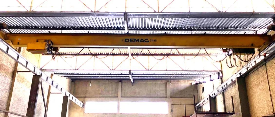 PONTE ROLANTE DEMAG 351911 - 5 TONELADAS - VÃO DE 12 METROS - 70 METROS DE TRILHO - Foto 4