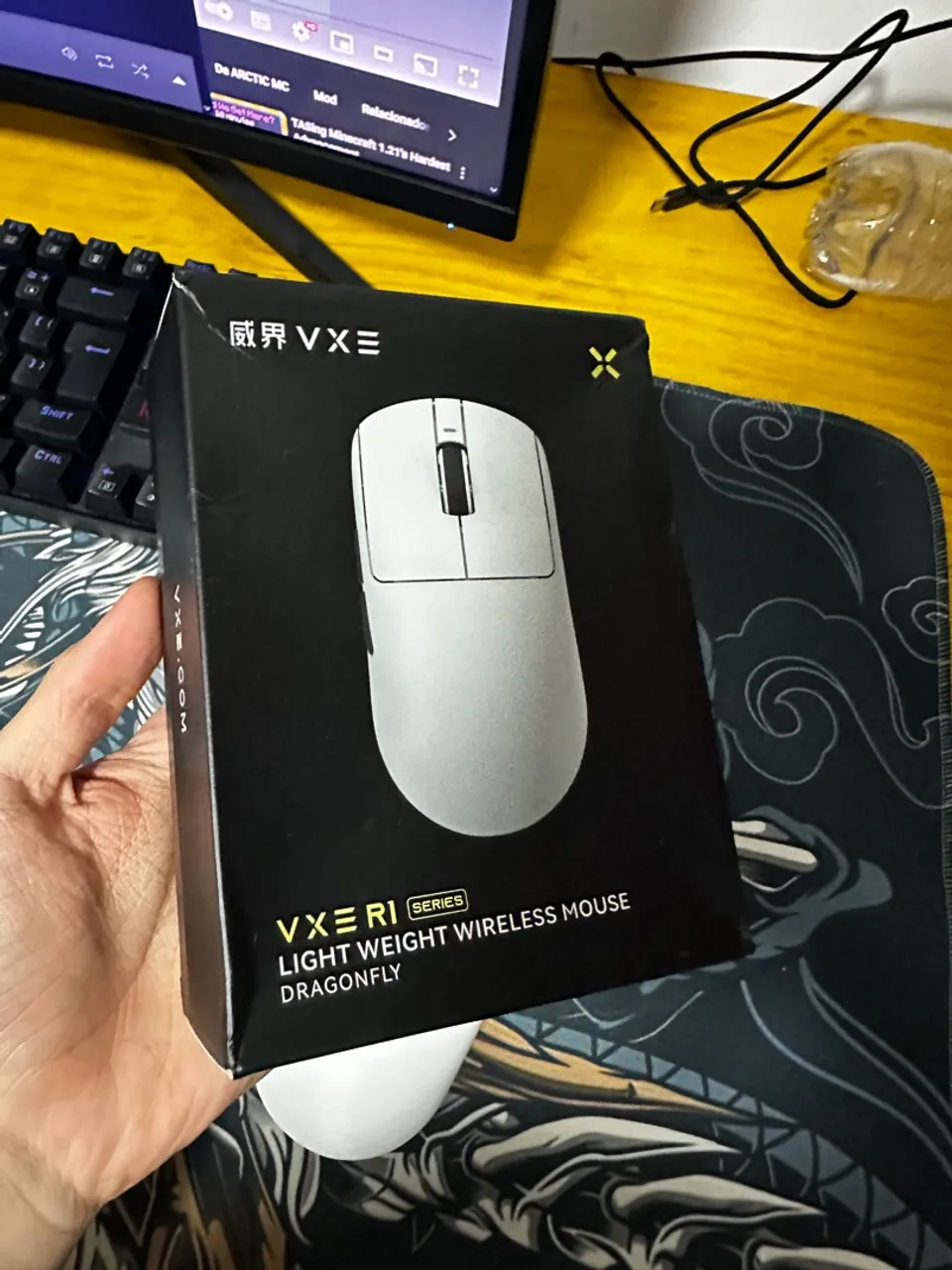 Mouse Wireless Gamer Vxe Dragonfly R1 SE+