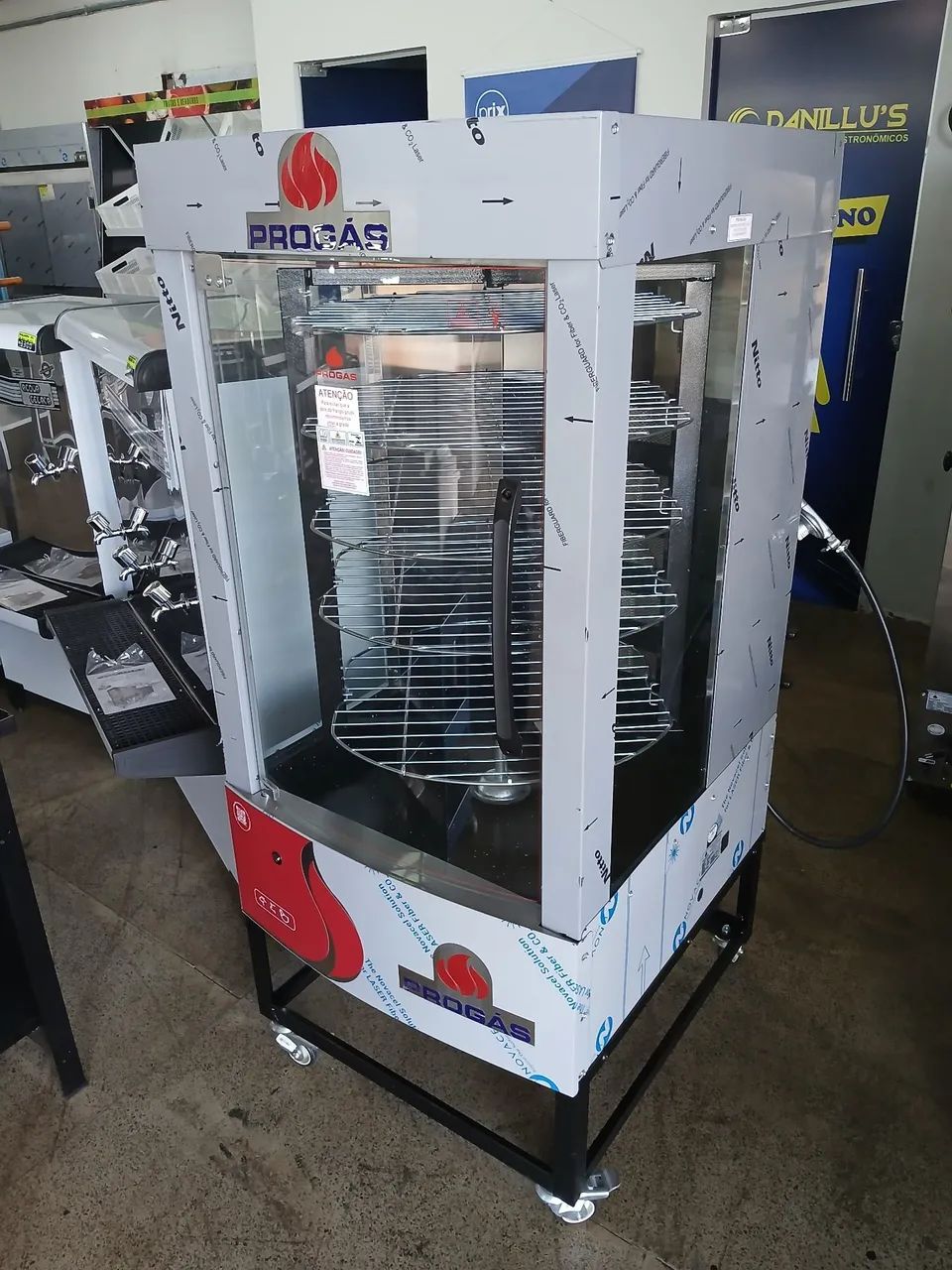 Máquina De Frangos Gás Forno Multiuso 70kg Progás Prp-242 - Foto 4