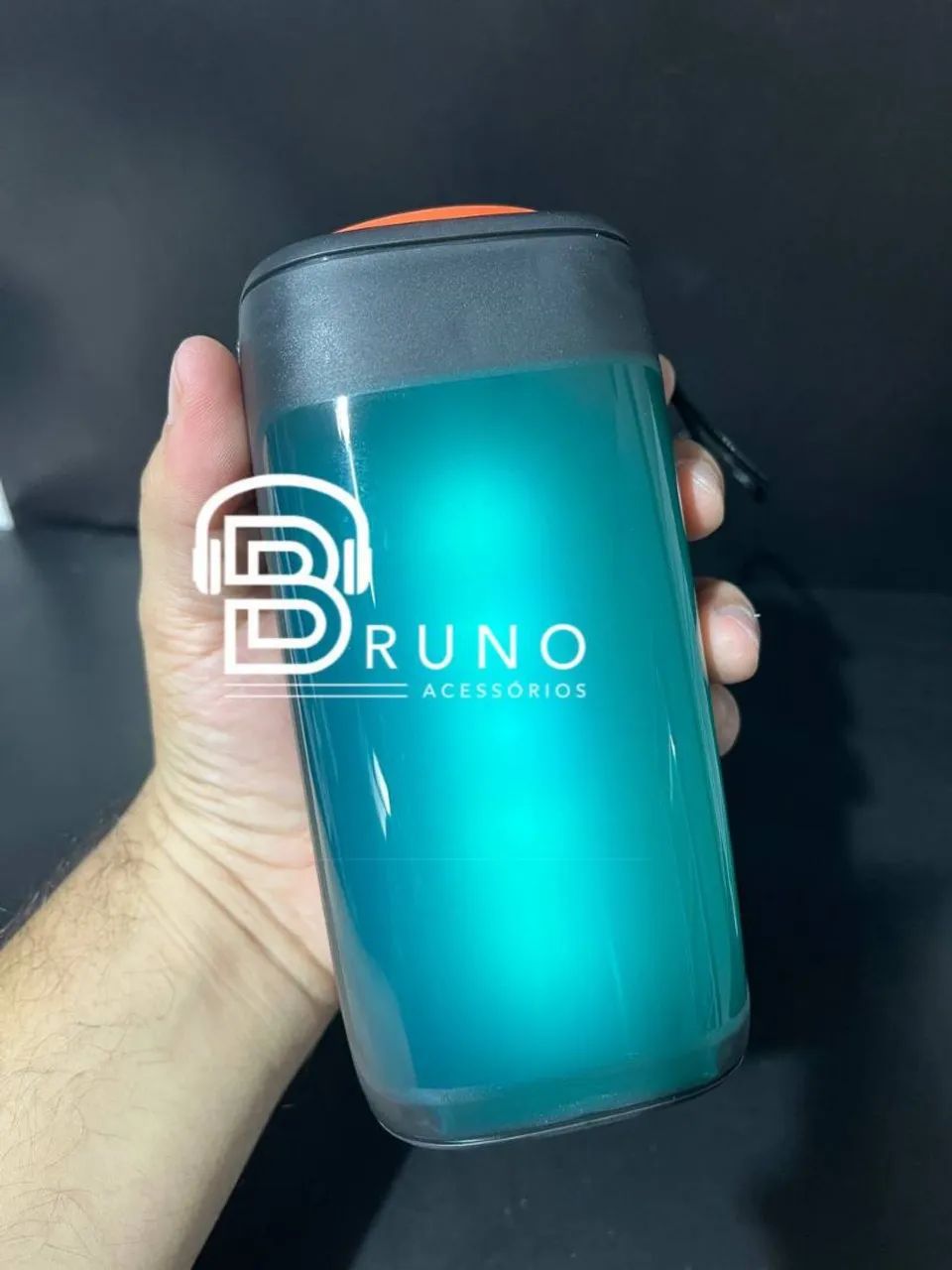 Caixa de Som Bluetooth Portátil com Luz 2.0 - Flame Light - Foto 5