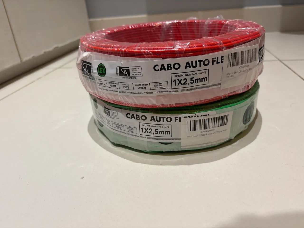 Electrical Wire 1x2.5mm, 100 Meters