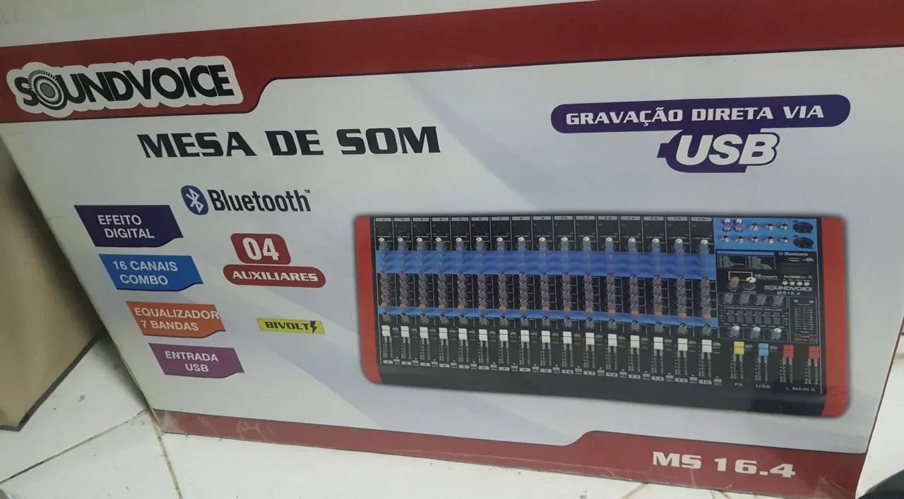 Mesa de Som 16 canais  - Foto 3