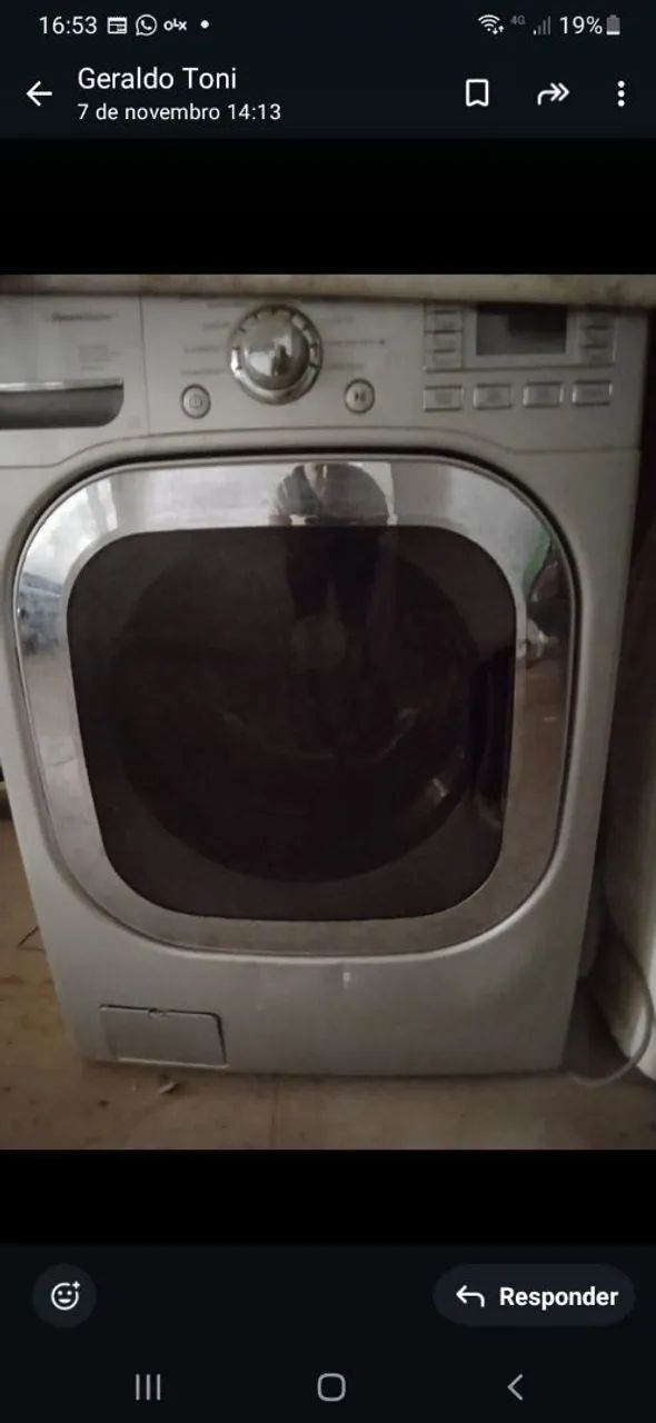 Lavadora lava e seca frontal LG e Sansumg