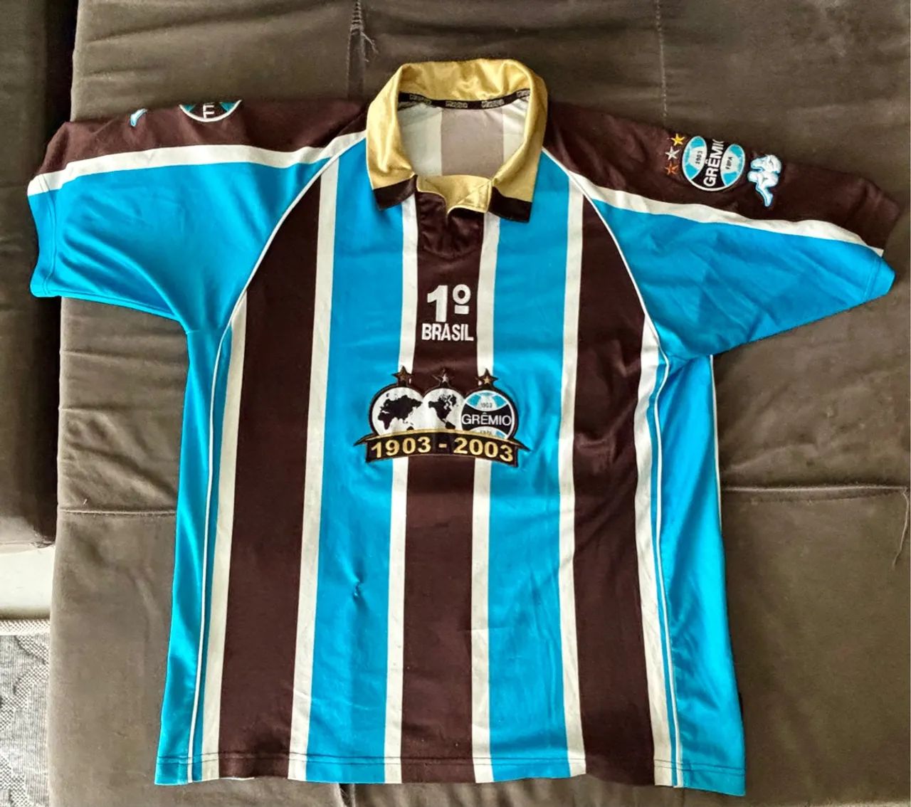 Camisa Grêmio Centenário versão Gold