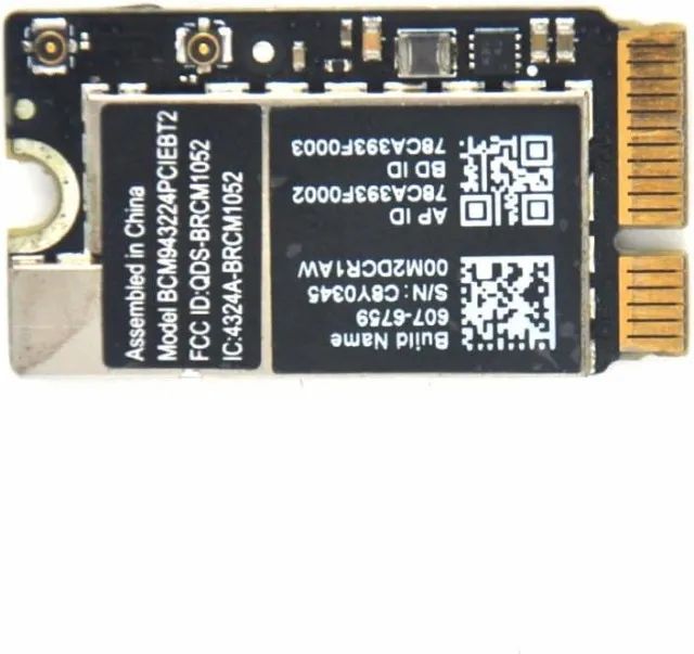 PLACA WIFI BLUETOOTH MACBOOK AIR 13 A1369 - BCM943224  - Foto 2