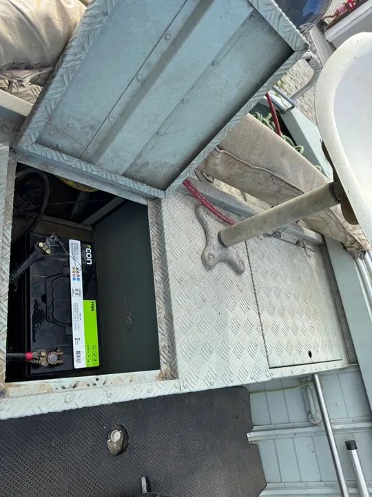 Lancha de alumínio Mogi Mirim Amazonas 600S, 6mts, plataformada, com motor Yamaha 40hp 4t - Foto 9