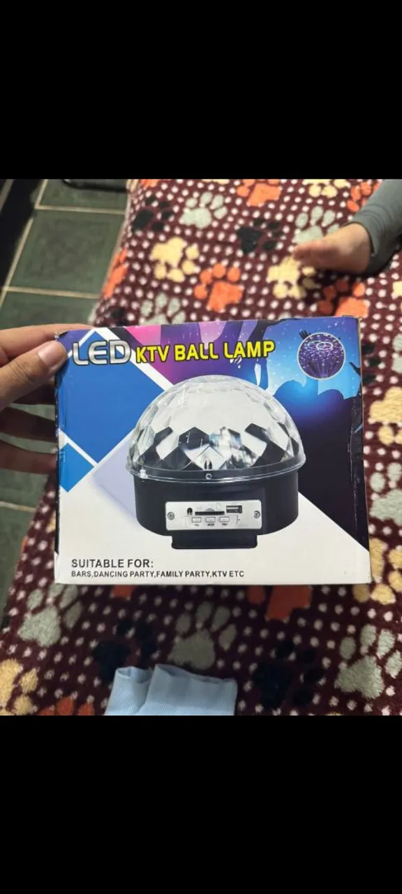 Luminária LED KTV Ball Lamp para Festas e Bares