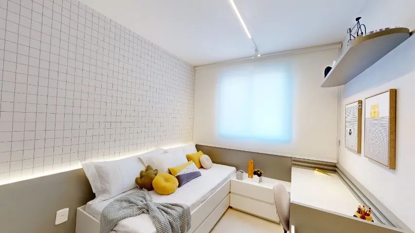 RY- Apto de 2 e 3 quarto com suíte e varanda ou Garden em Águas Claras - Sinal de 33.600 - Foto 3
