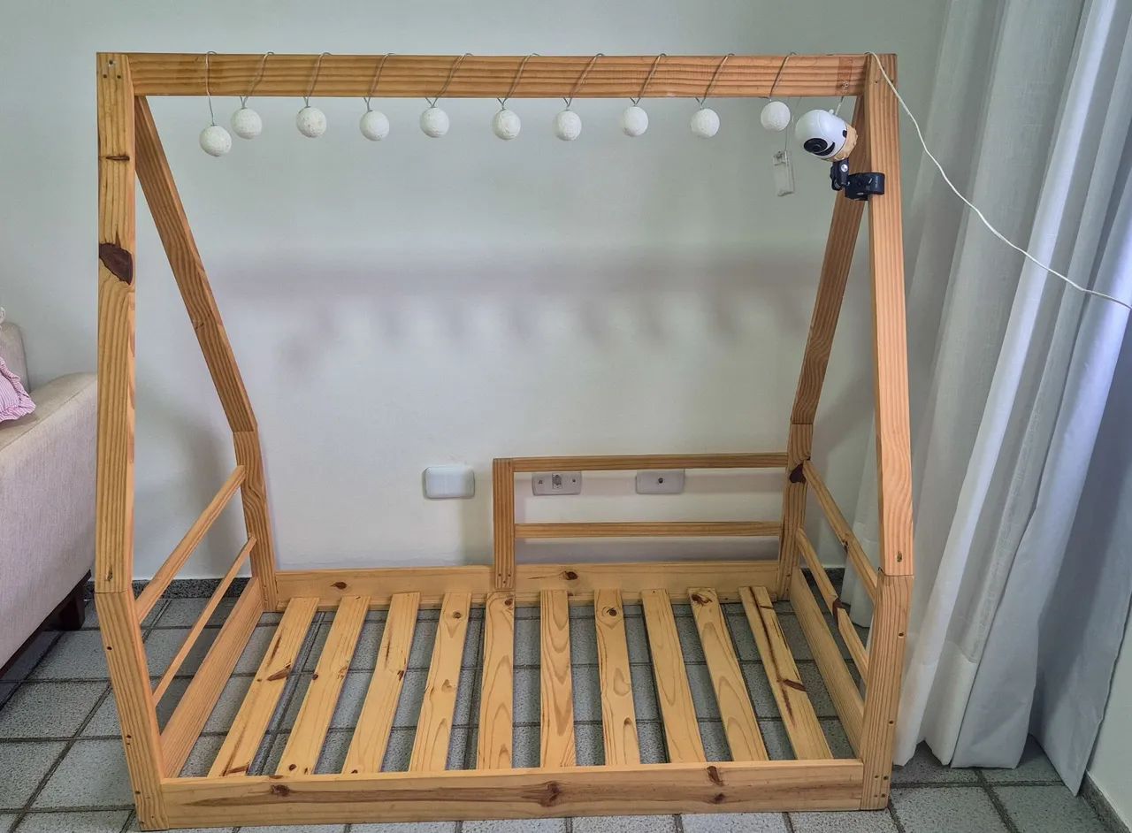Cama Montessoriana com Grade de Proteção - Foto 4
